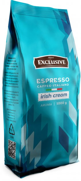 Кофе в зернах Primo Exclusive Irish Cream 1кг - coffeeynya.ua